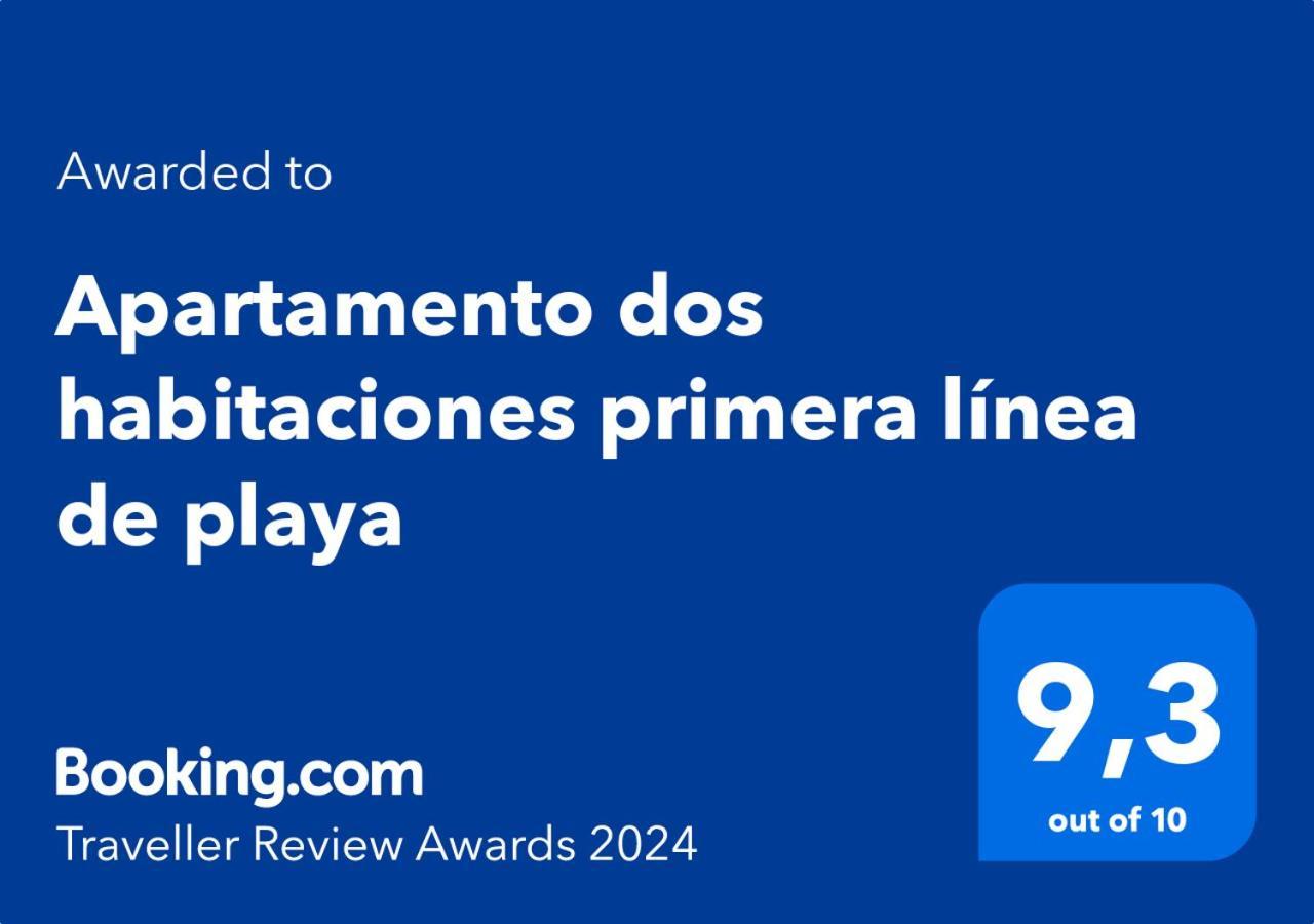 Apartamento Dos Habitaciones Primera Linea De Playa Valencia Exterior foto